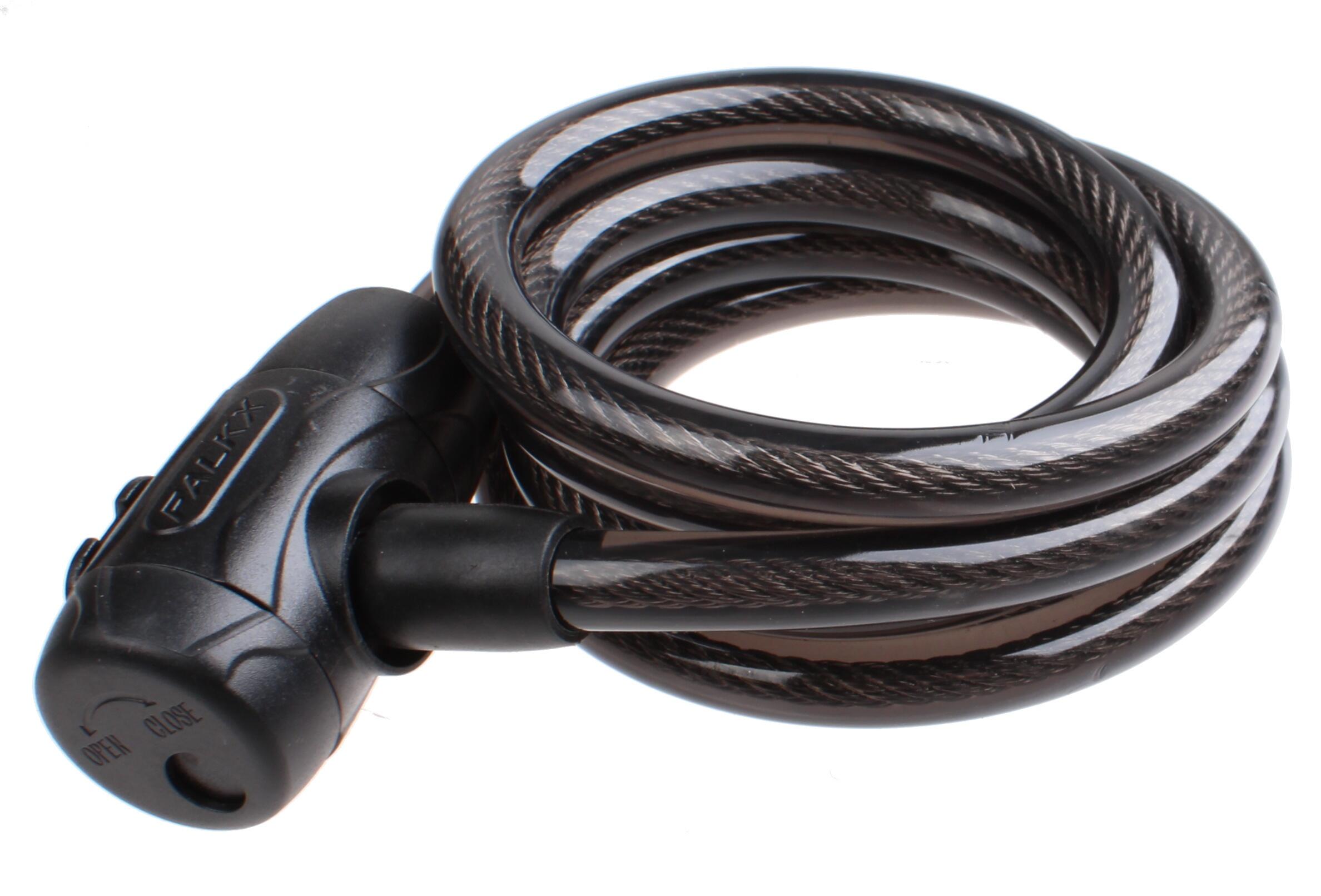 FALKX Falkx Krulkabelslot Met Houder 1800 X 12 Mm Zwart