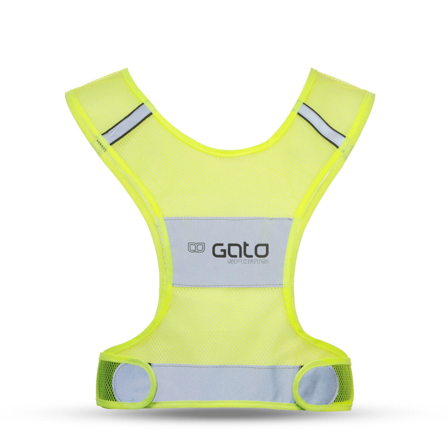 Gato x vest reflektierend neon gelb groß 2/6