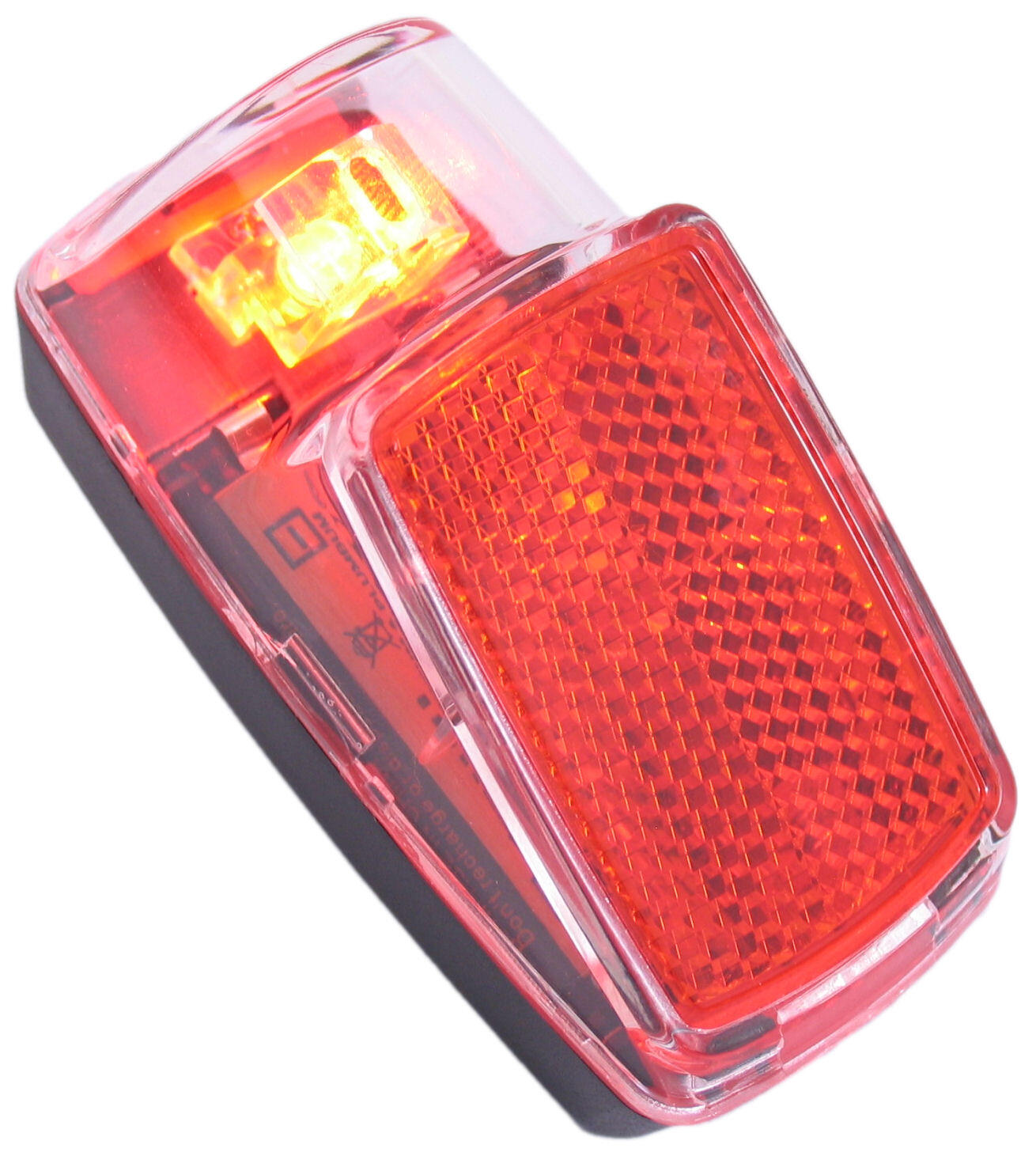 EDGE Achterlicht Spatbord Vida - 1 Led - Inclusief Batterijen (Bulk Verpakking)