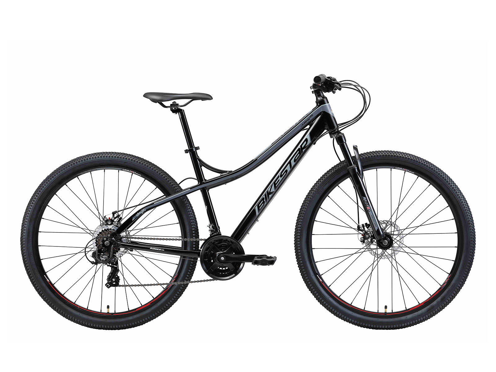 BIKESTAR Bikestar Hardtail MTB Alu 29 inch 21 speed Zwart