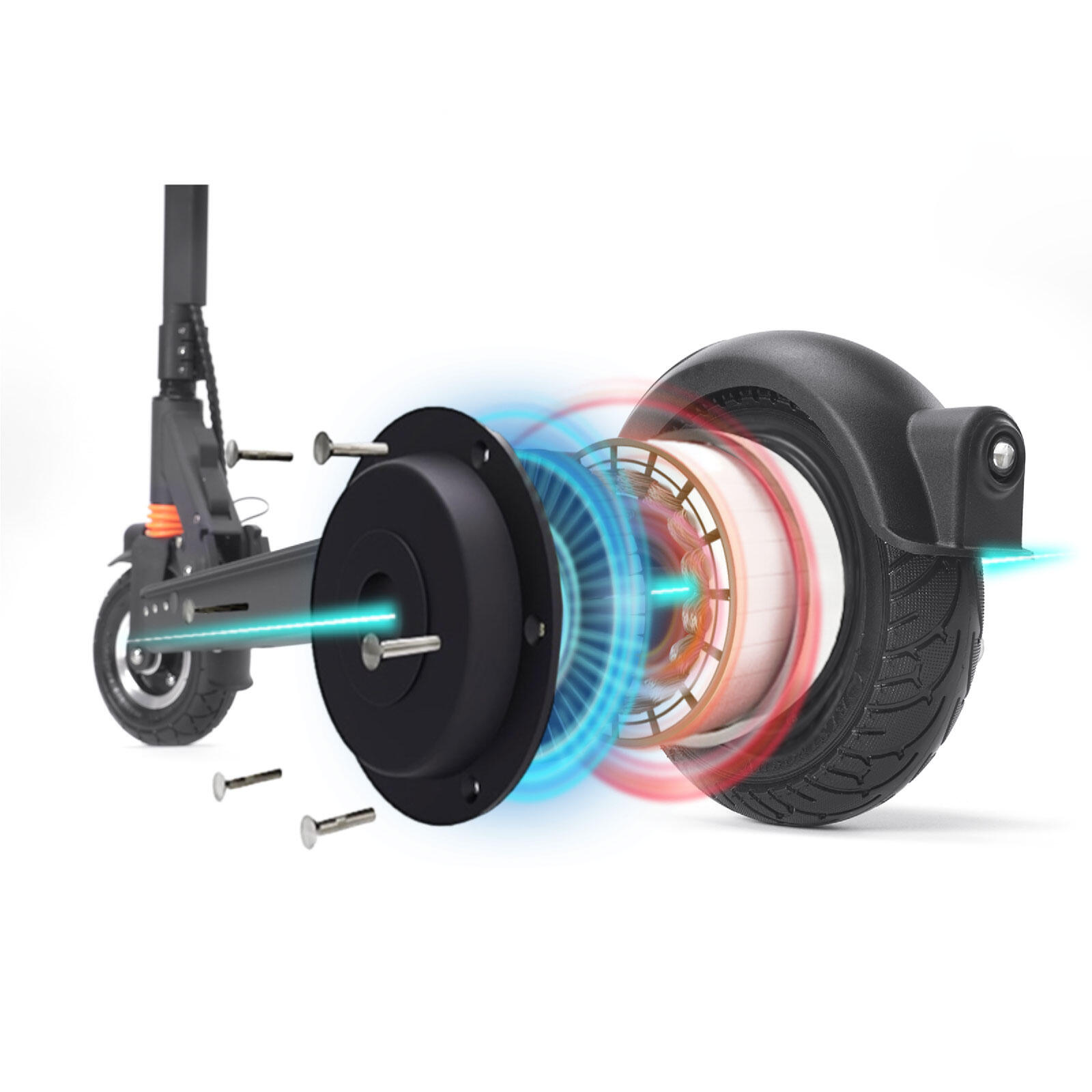 Joyor F5S+ Zwarte Elektrische Step voor Volwassenen + Helm 3/7