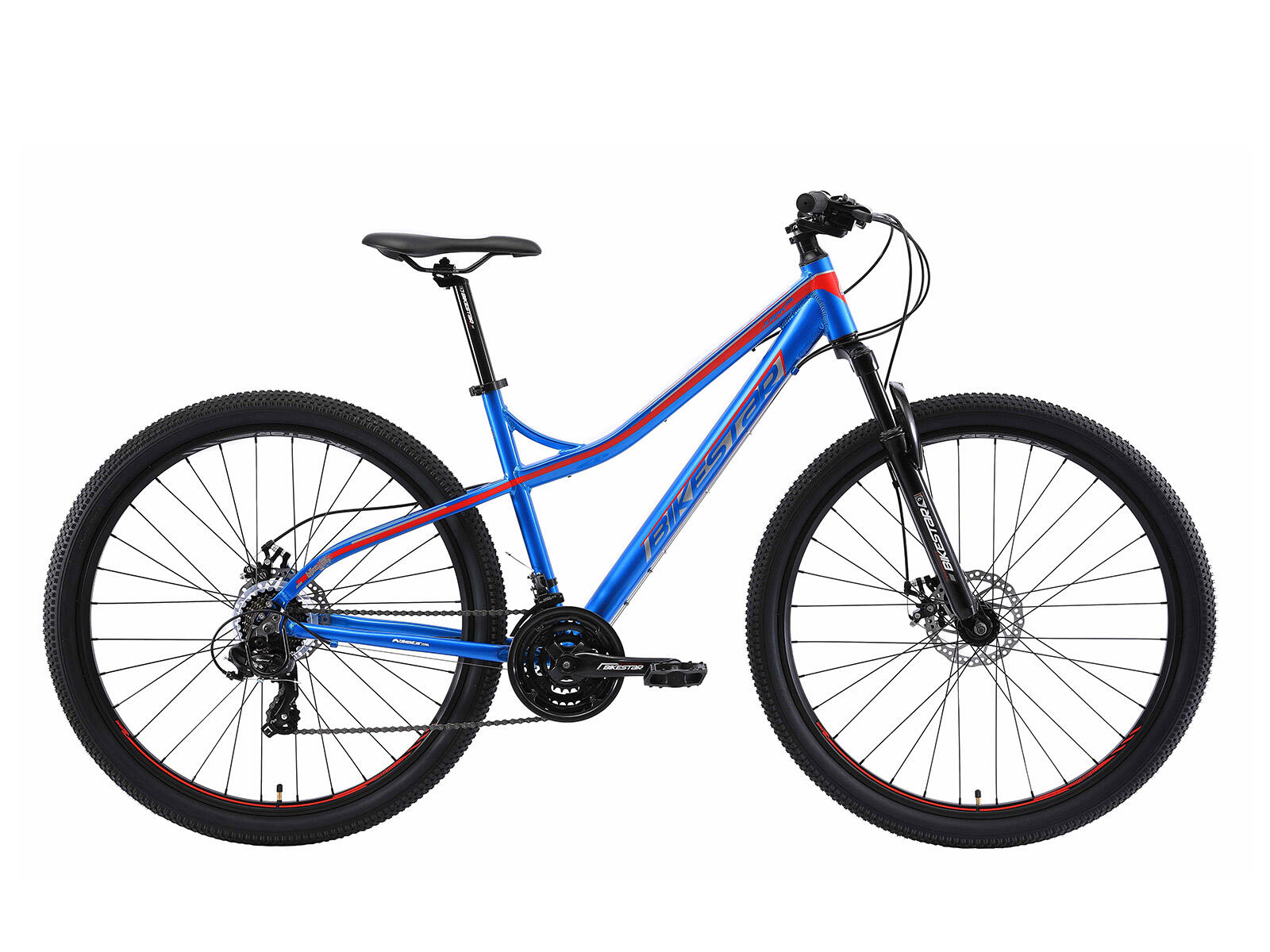 BIKESTAR MTB 29" alluminio, hardtail, 21 velocità, freno a disco