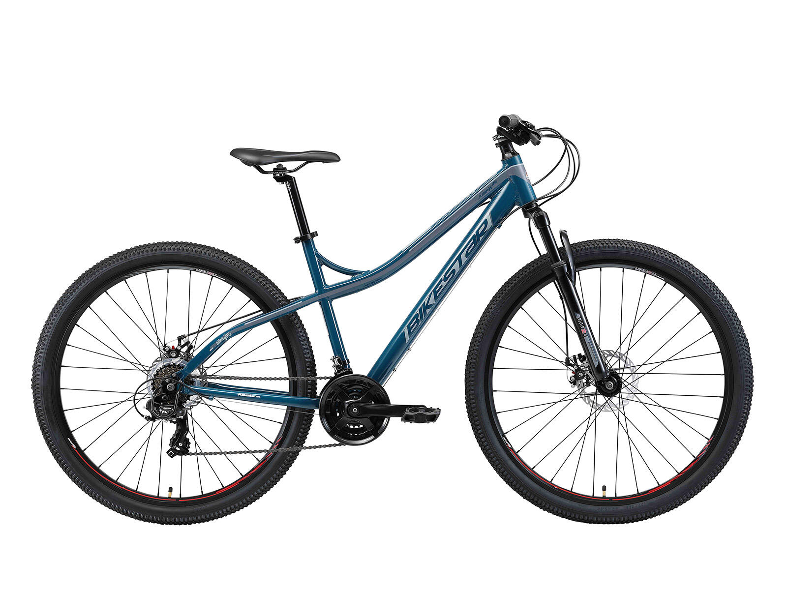 BIKESTAR Bikestar Hardtail MTB Alu 29 inch 21 speed Blauwgrijs