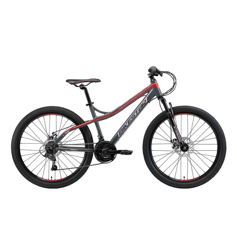 VTT 26" aluminium, semi-rigide, 21 vitesses, frein à disque