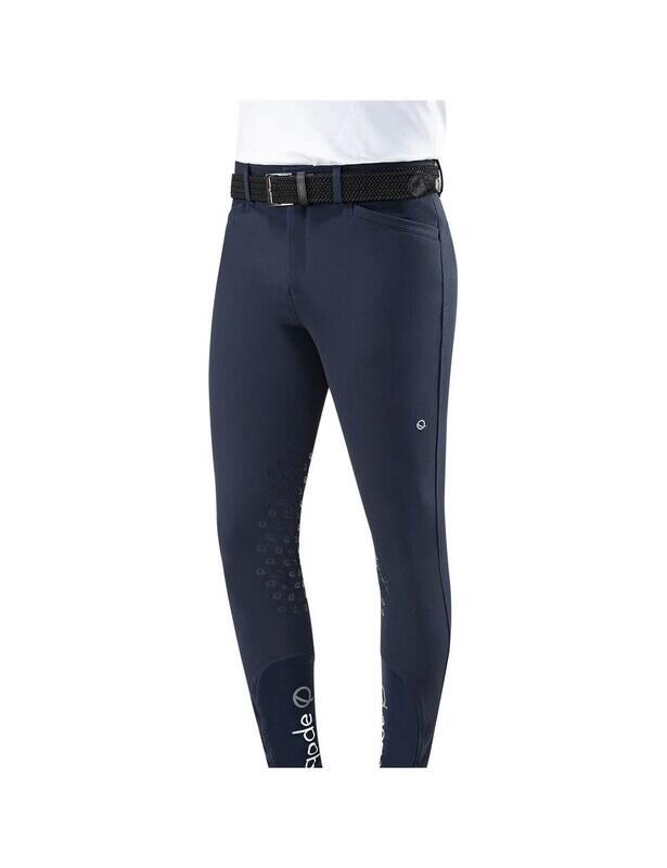 EQODE BY EQUILINE Navy Eqode Heren Rijbroek Knee Grip Davis