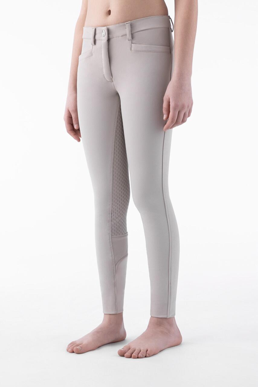 EQUILINE Equiline Kids Jaklink - Girl's Rijbroek Full Grip Beige -