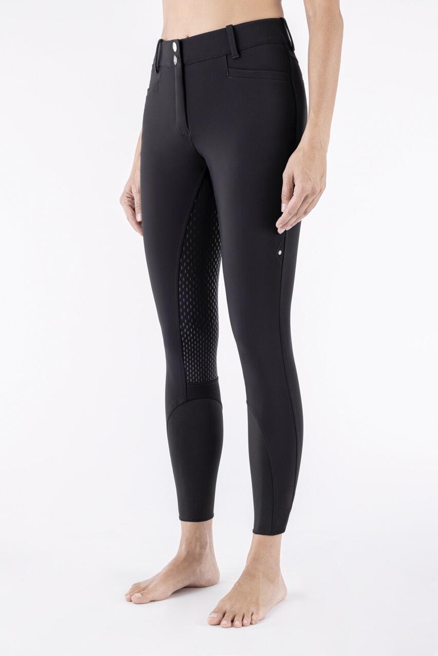 EQUILINE Equiline Dames Full Grip Rijbroek Adellek Zwart -