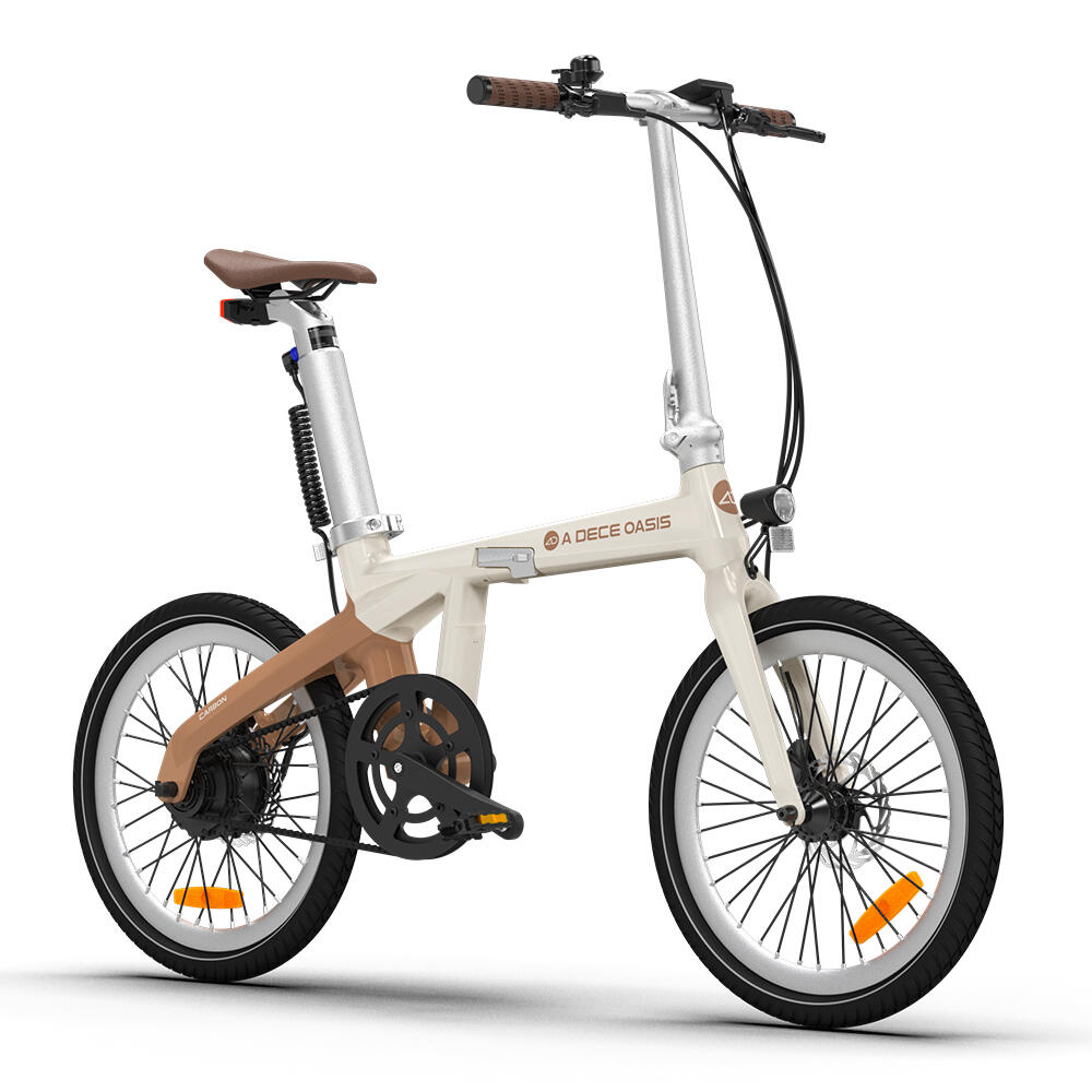 ADO Air Carbon EBIKE Elektrofahrrad,klapprad Riemenantrieb,Citybike,20 zoll 3/7