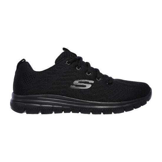 Baskets FEMME Skechers 12615-bbk Graceful-get Connected NOIR