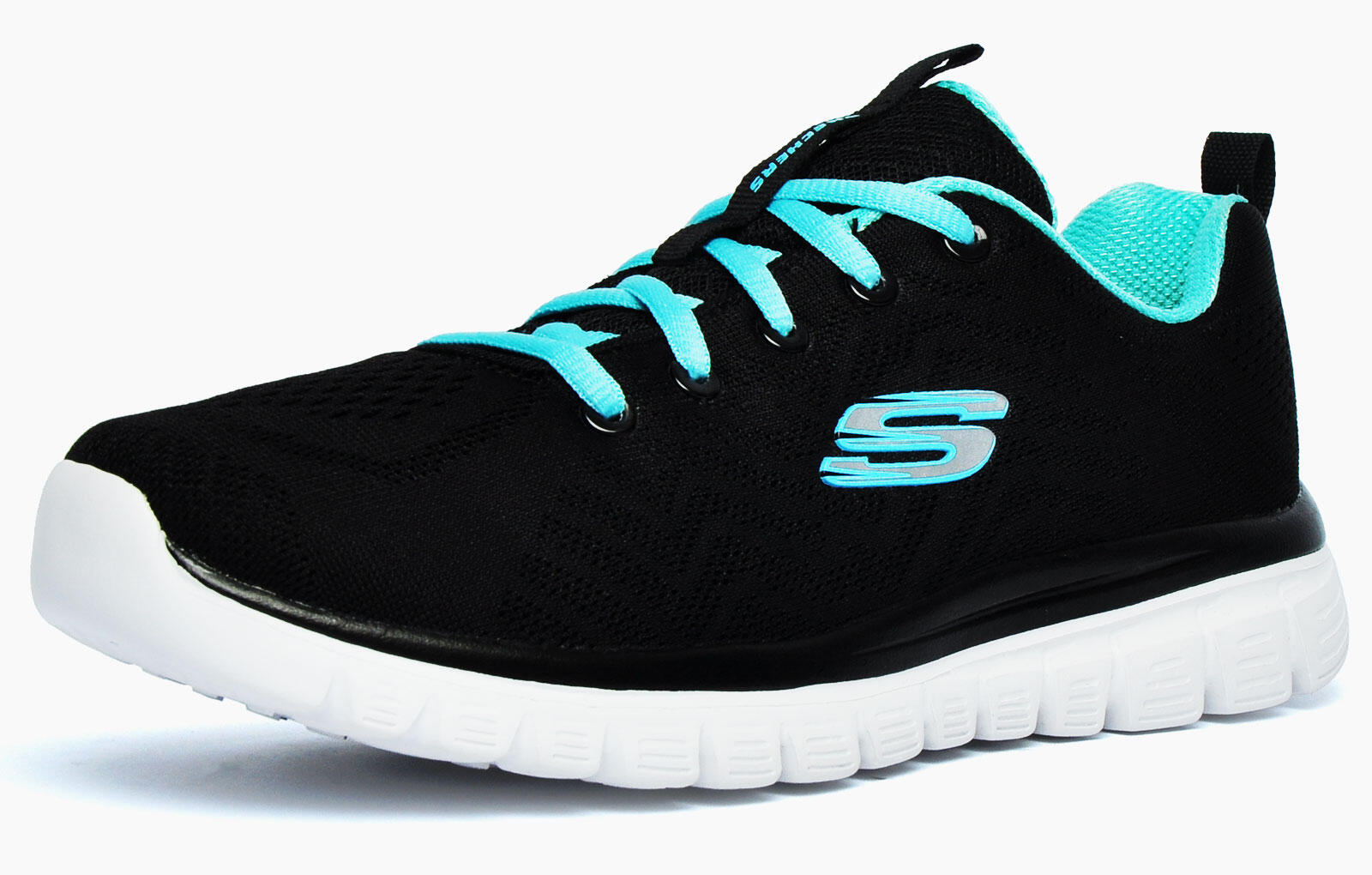 Zapatillas Skechers modelo 12615BKTQ para mujer 2/7