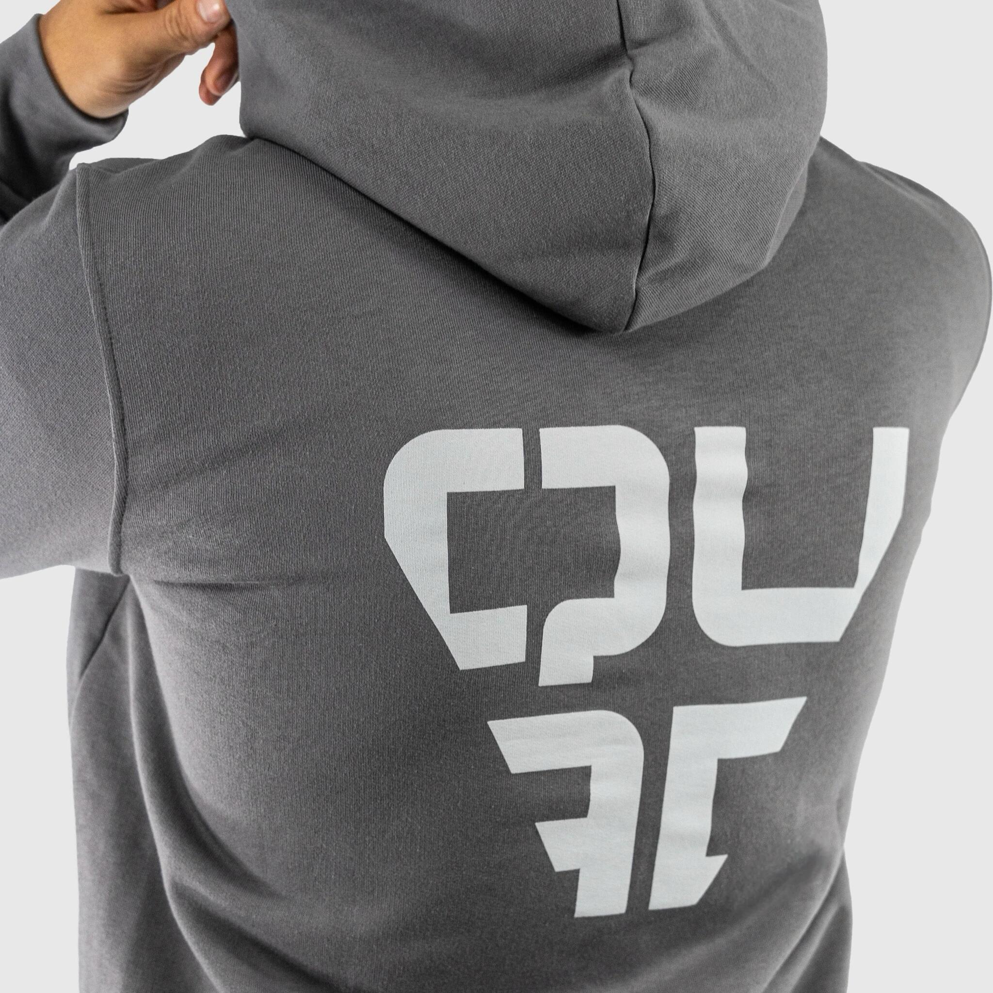 Stylish Hoodie Cinza 7/7