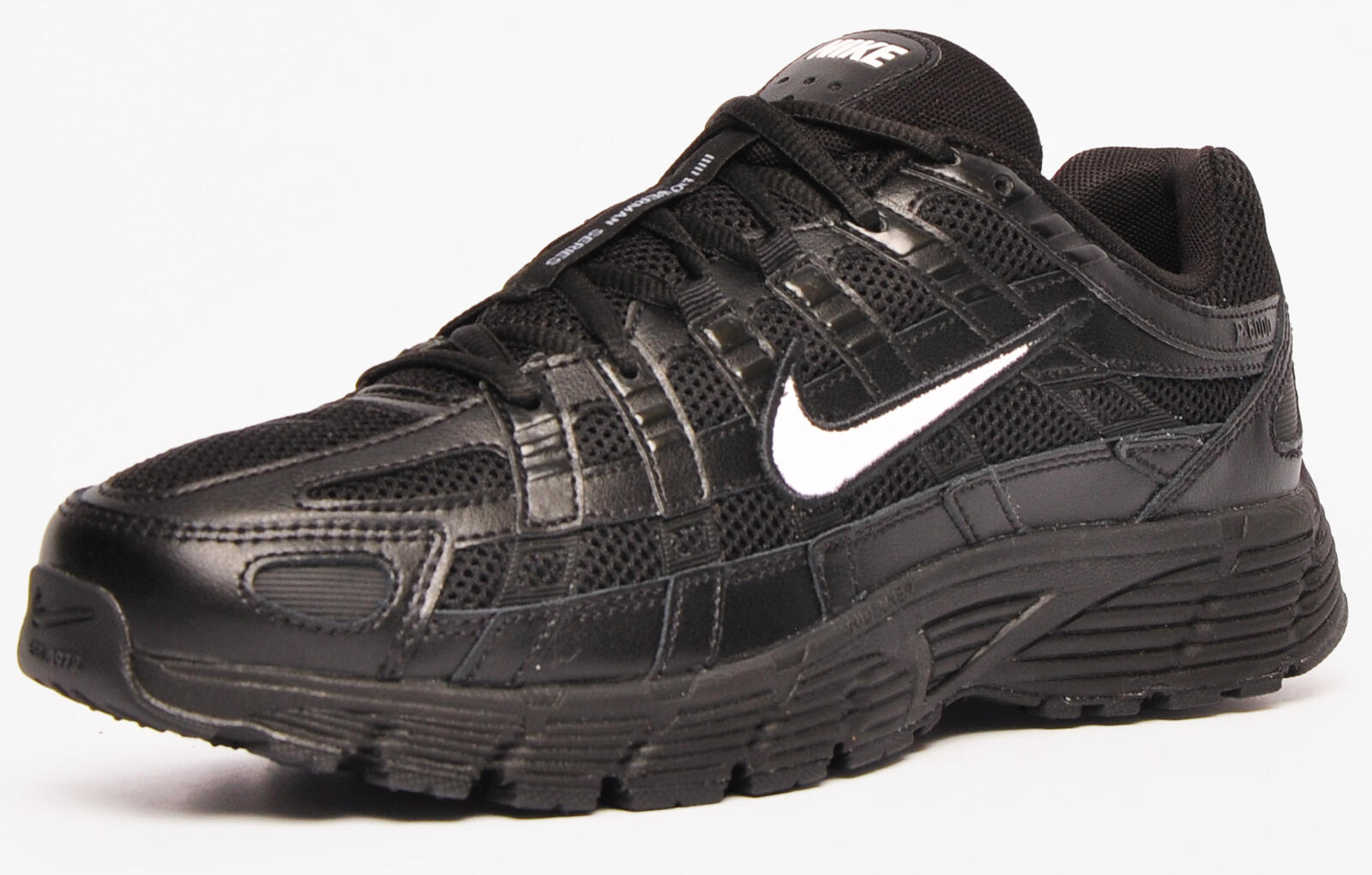 Nike P-6000 Black Black White 2/5
