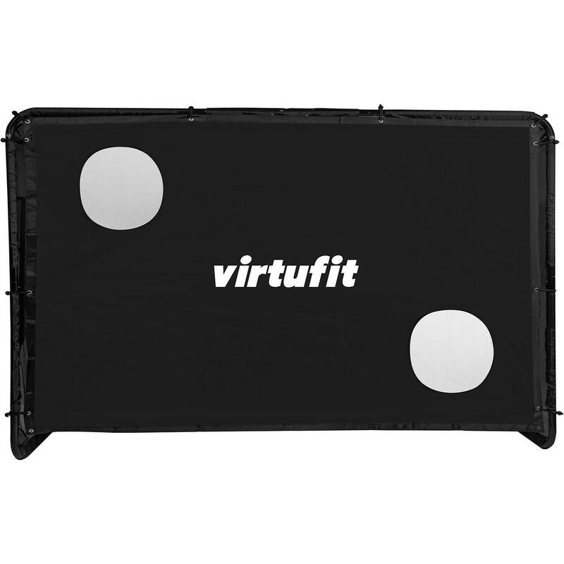 Poarta de fotbal VirtuFit Football Goal cu tinte de antrenament 170 x 110 cm