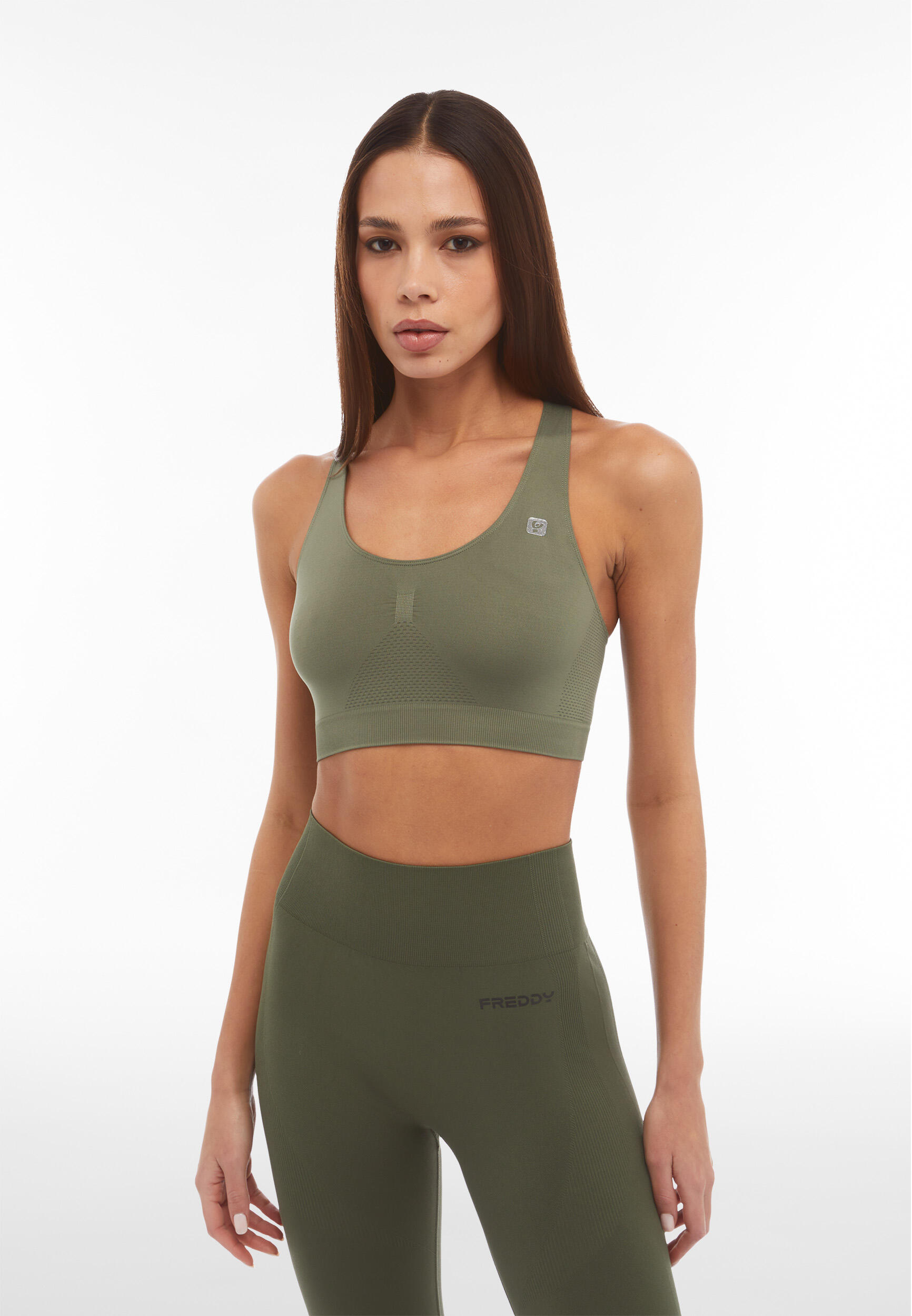 Soutien-gorge de sport sans coutures à maintien moyen 2/5