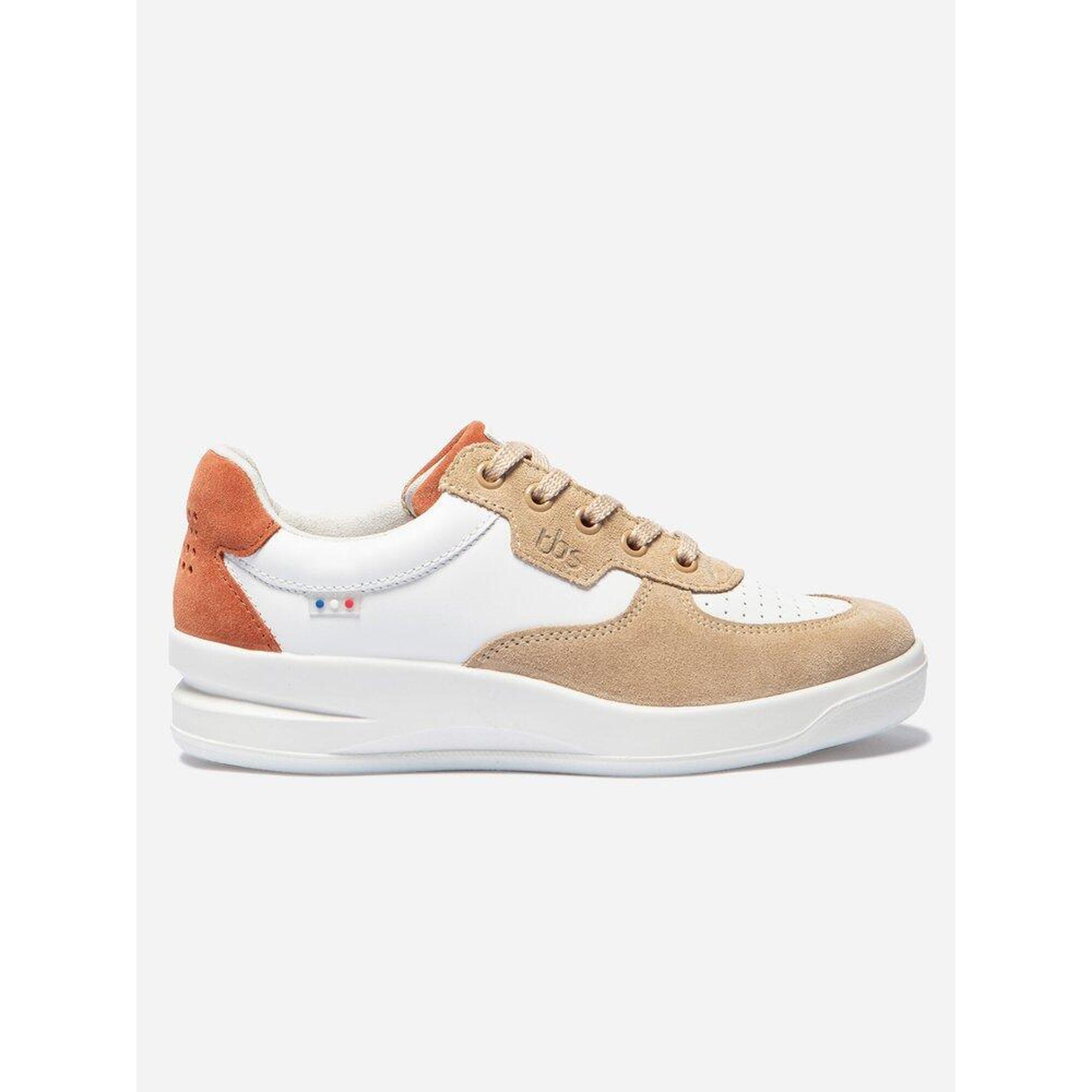 Baskets made in France Femme - BETTYLI Cappucino