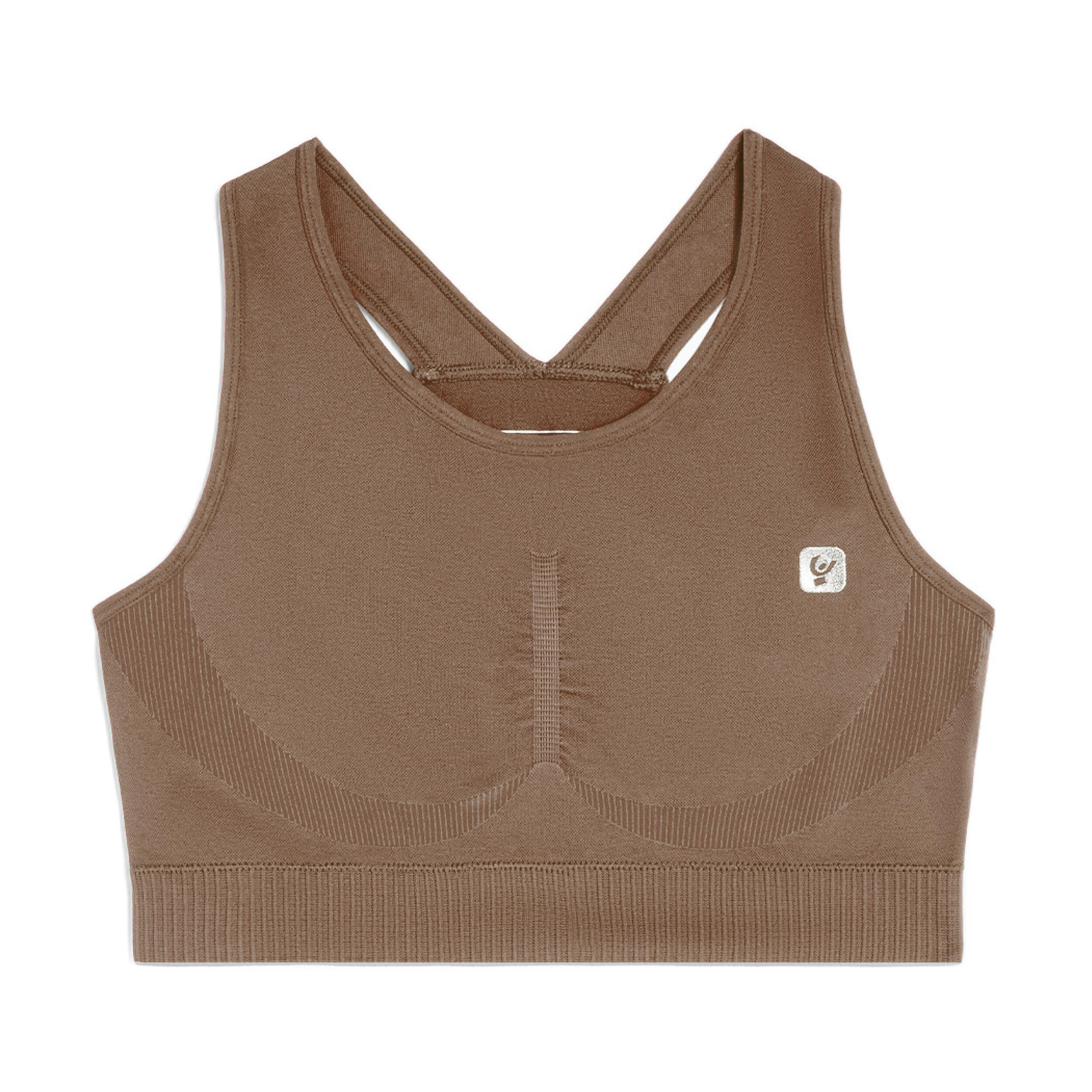 Freddy - Soutien-gorge Sans Couture Avec Bretelles Croisées, Pour Un Maintien Moyen - Brassière - Marron - 36 Xs - Decathlon