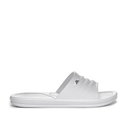 Claquettes adulte Logo Rint blanc