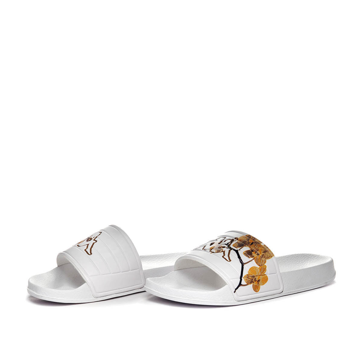 Chanclas Kappa Noles Blancas/Marrones para Mujer 2/7