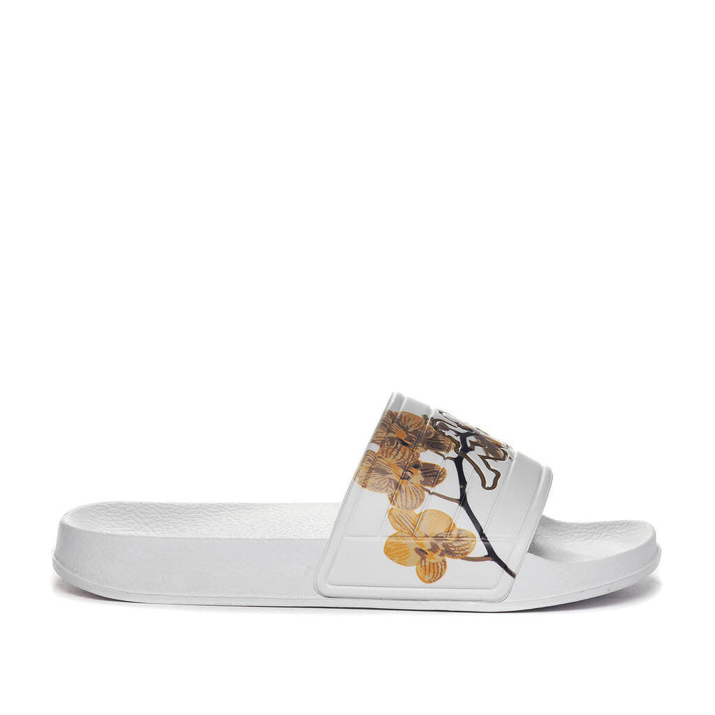 Kappa Noles Women's White/Brown Sliders