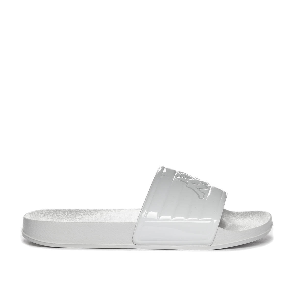 Kappa - Claquettes Femme Noles Wo Blanc - Sandales Piscine - Blanc|gris|multicolore - Decathlon