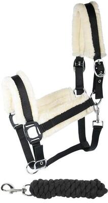 Harry's horse halsterset soft - zwart (full)