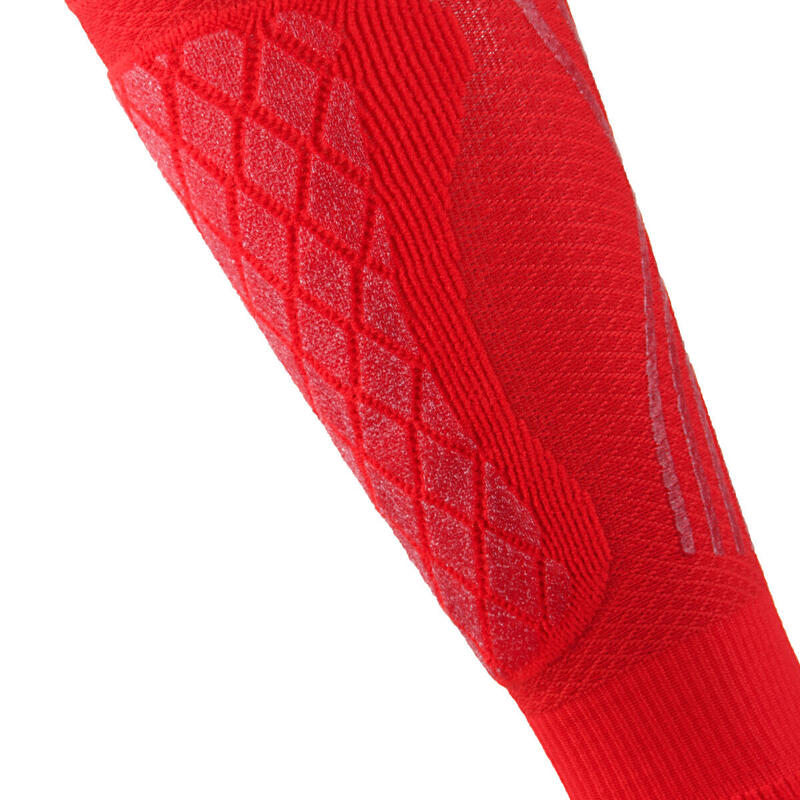 Felnőtt Crossfit zokni Szilikon szivacs sípcsontvédő Kinesiotaping Red