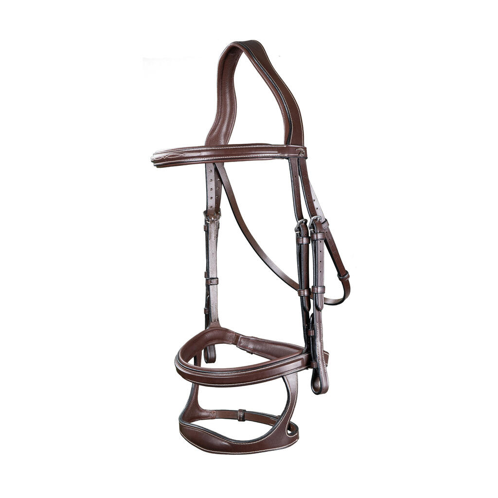 Anatomical double noseband bridle Dy'on