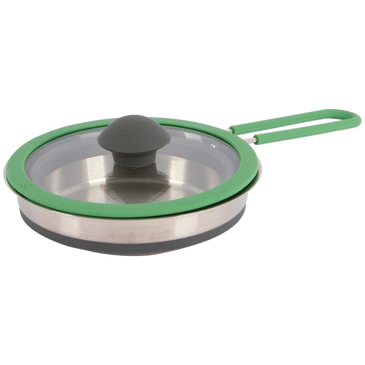 Bo-Camp - Steelpan - Met deksel - Opvouwbaar - Siliconen - 1 7/7