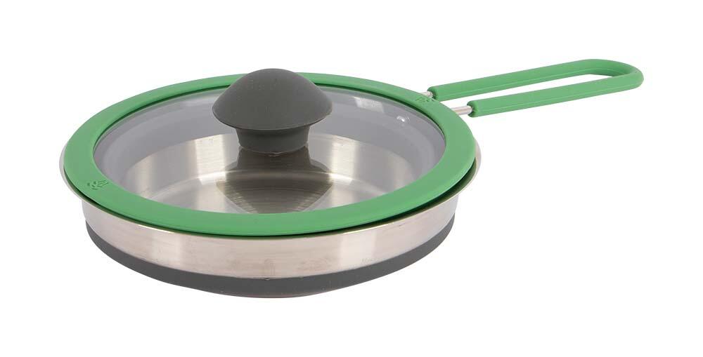 Bo-Camp - Steelpan - Met deksel - Opvouwbaar - Siliconen - 1 6/7