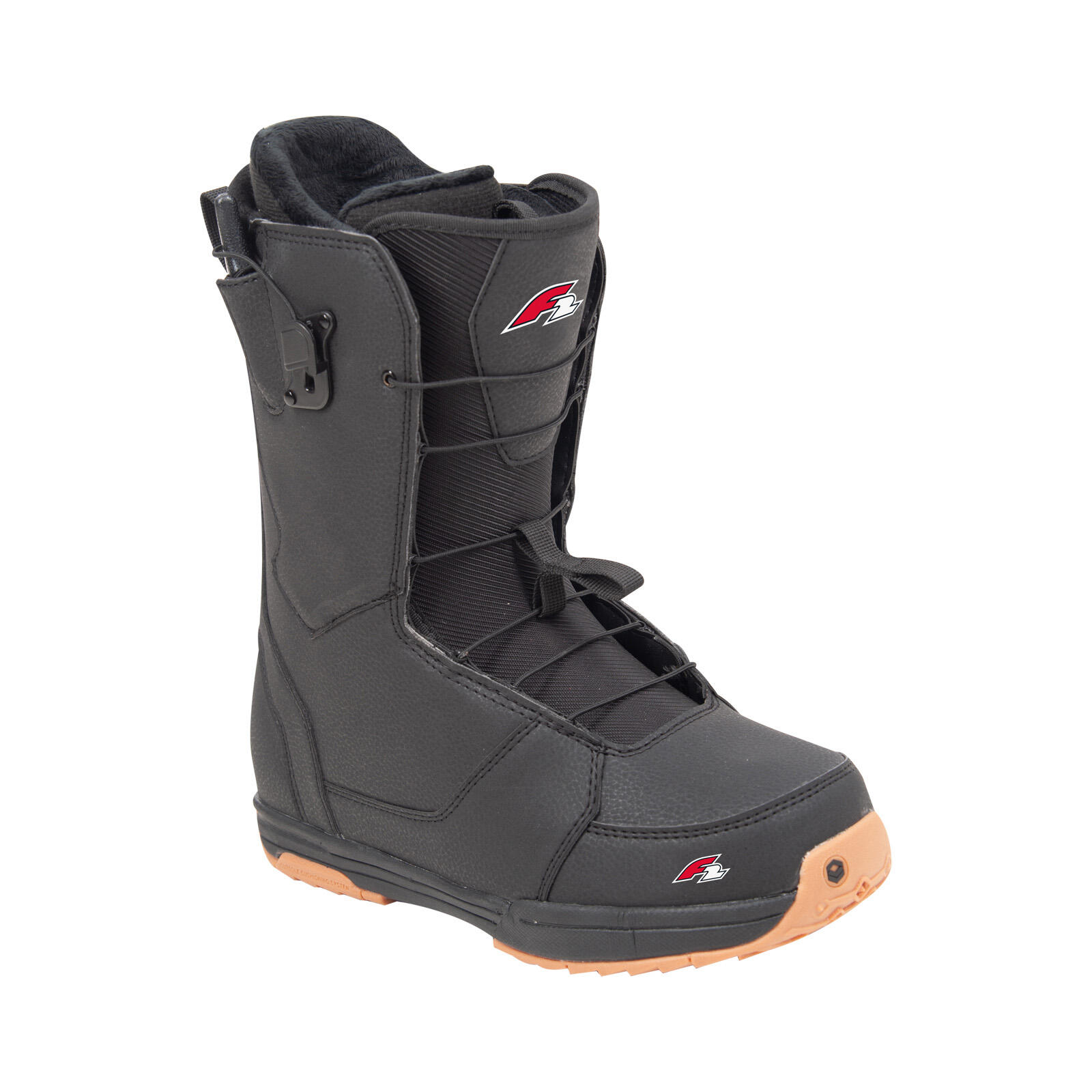 F2 Herren Snowboard Softboots Air  Gr. 42,5 (MP 27,5) Schwarz 1/3