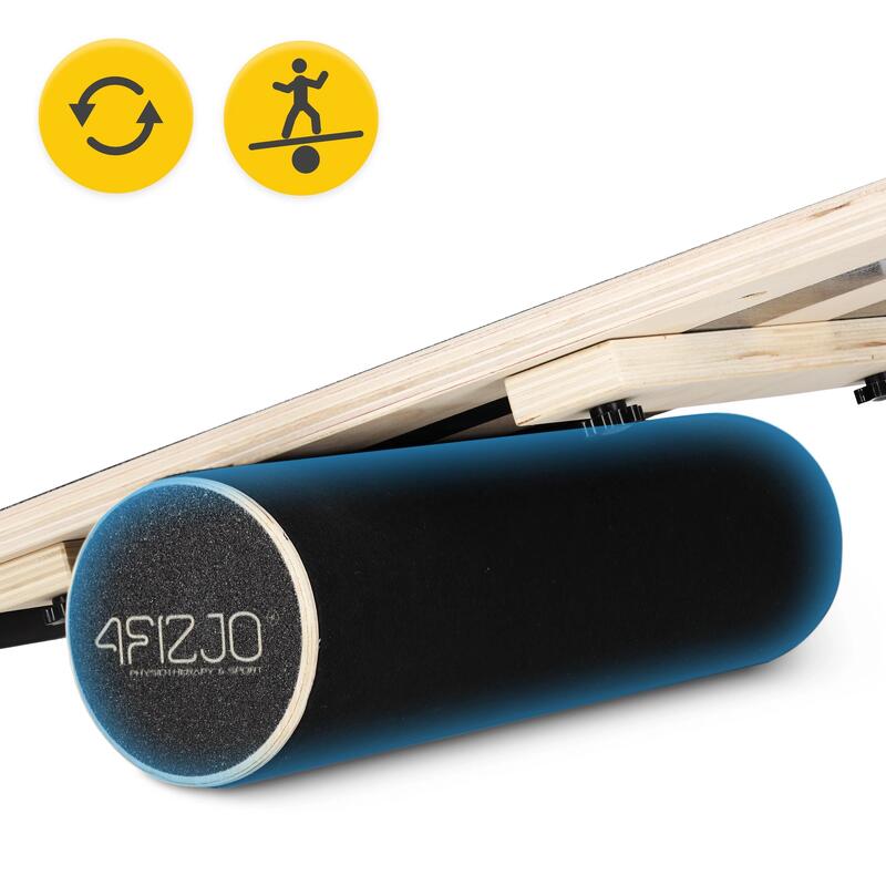 Platforma do ćwiczeń równowagi BALANCE BOARD 4FIZJO drewniana