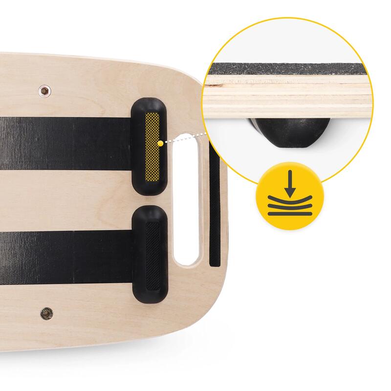 Platforma do ćwiczeń równowagi BALANCE BOARD 4FIZJO drewniana