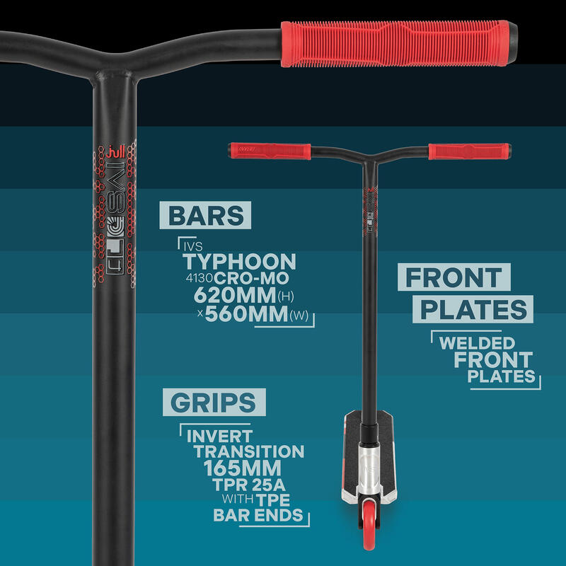 Invert Supreme Aventure 4 Trottinette - Raw/Red