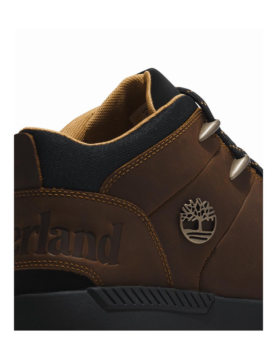Basket mi-haute à lacets pour homme en marron Sprint Trekker 7/7