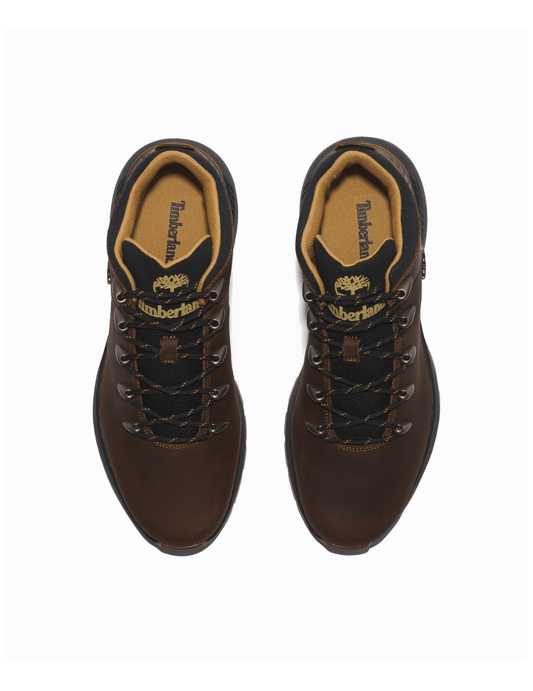 Basket mi-haute à lacets pour homme en marron Sprint Trekker 5/7