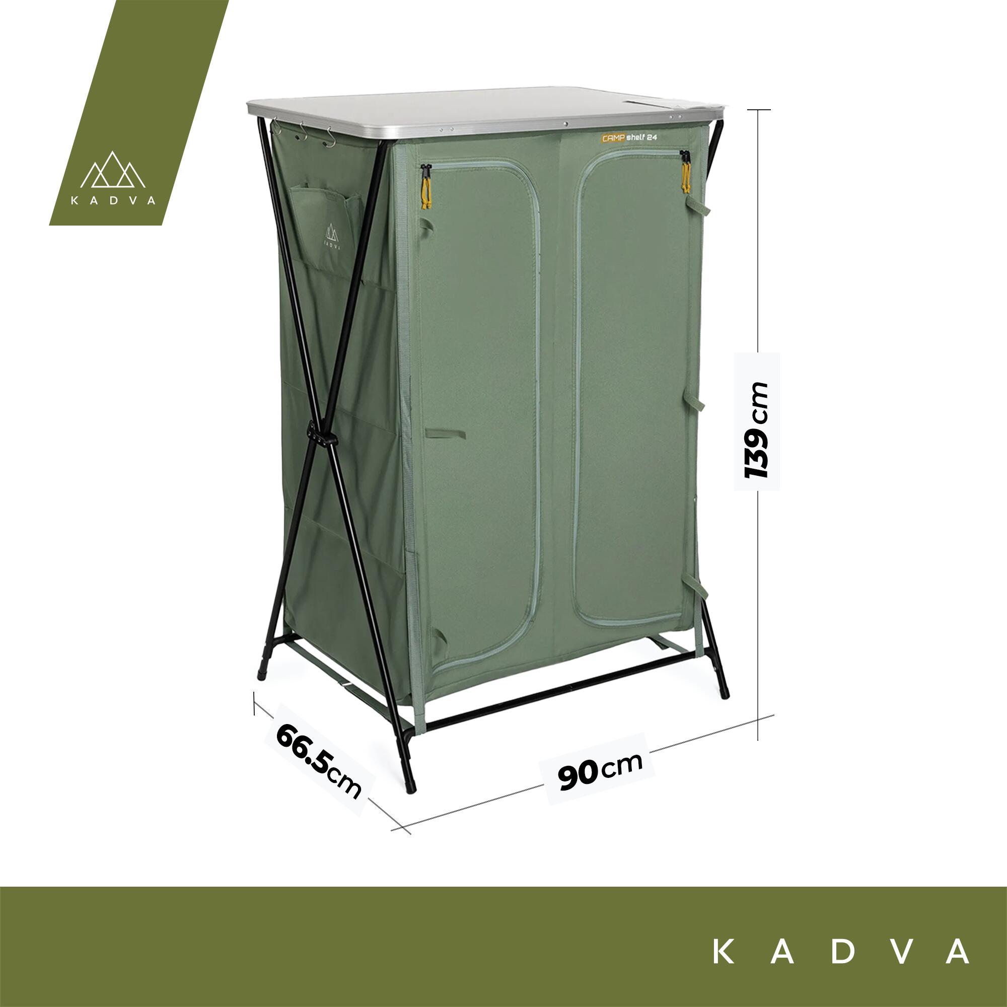 Armário de viagem KADVA CAMPshelf 24 2/7