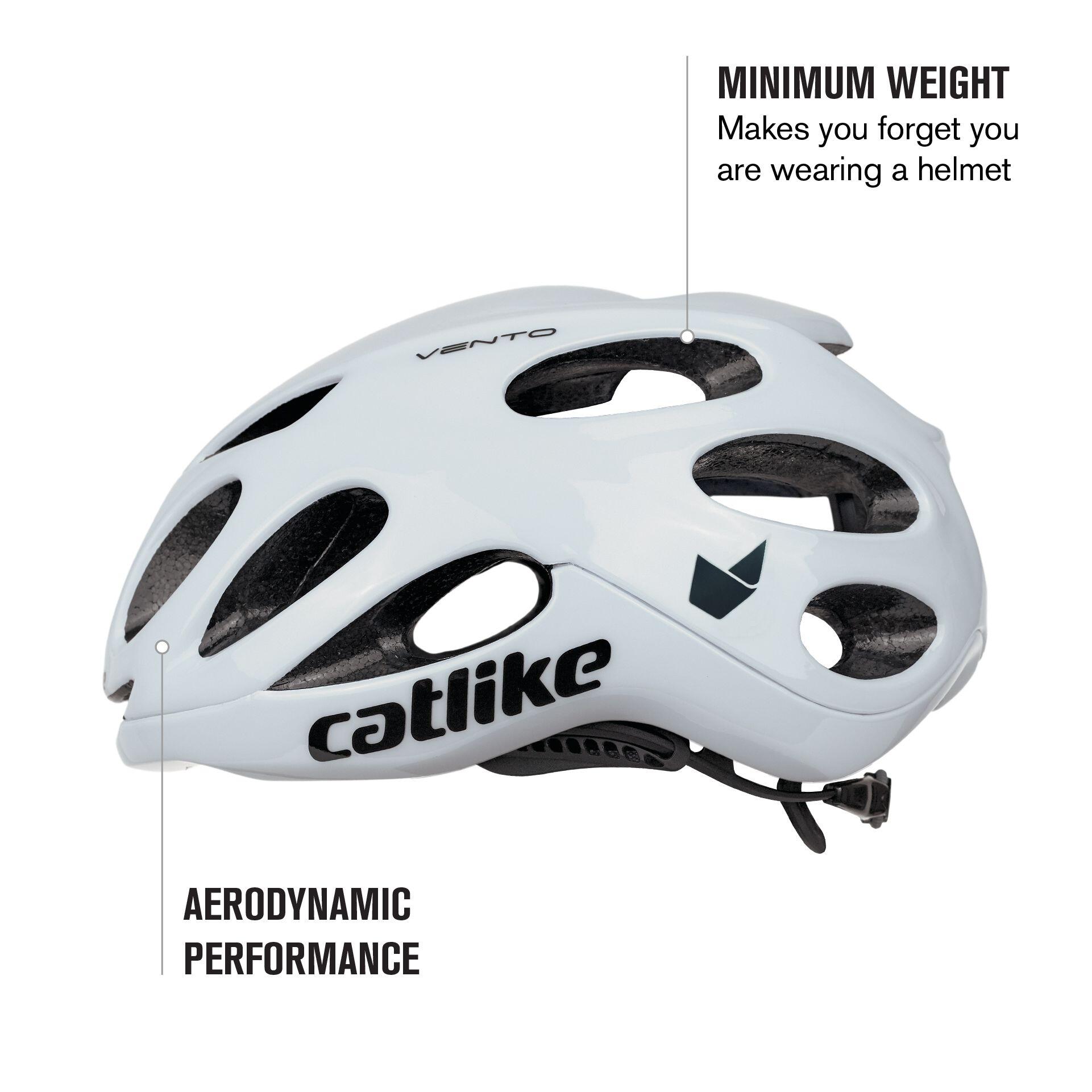 Capacete de Bicicleta de Estrada Vento Branco 3/7