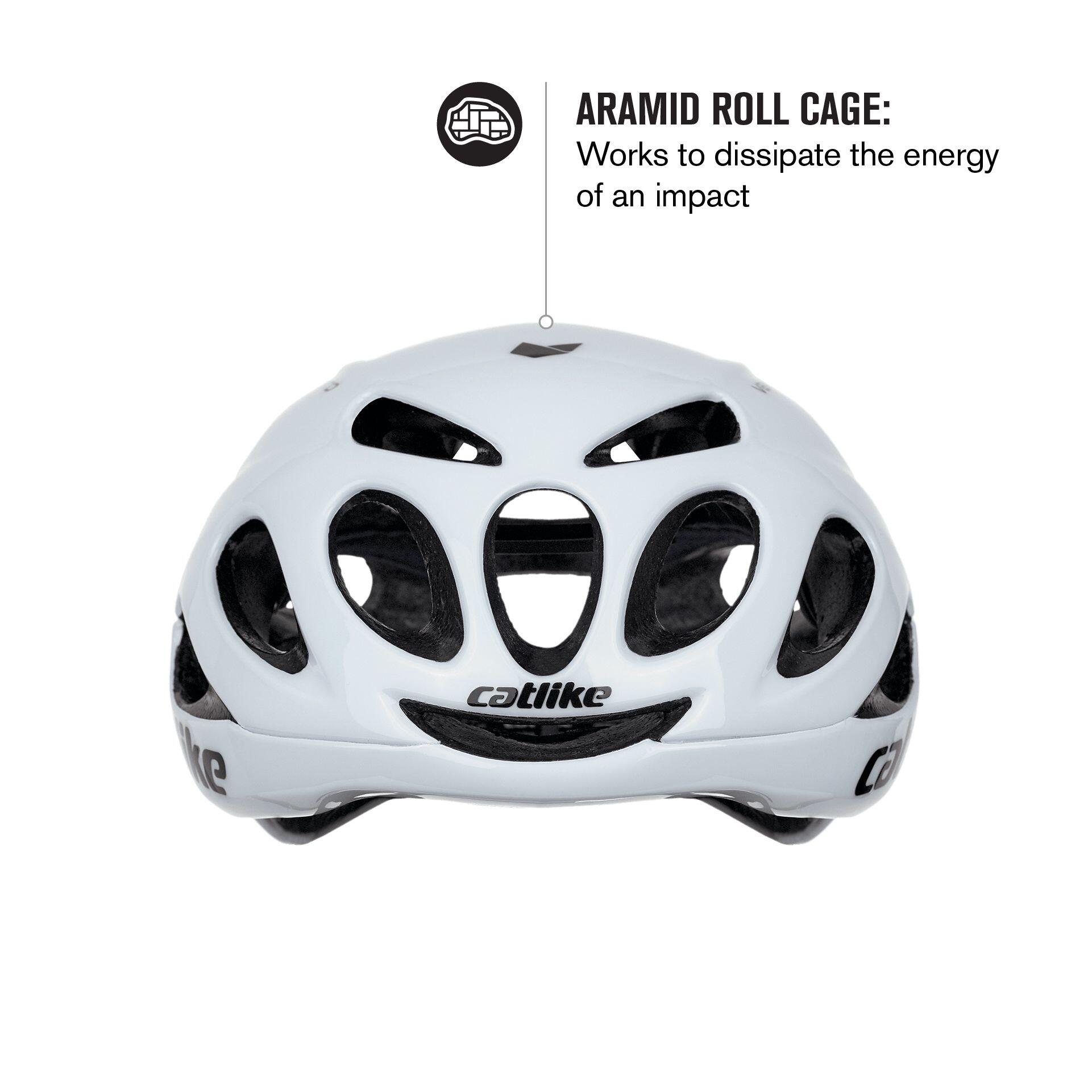 Capacete de Bicicleta de Estrada Vento Branco 5/7