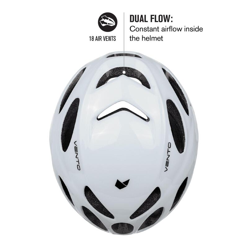 Casco de Bicicleta de Carretera Vento Blanco