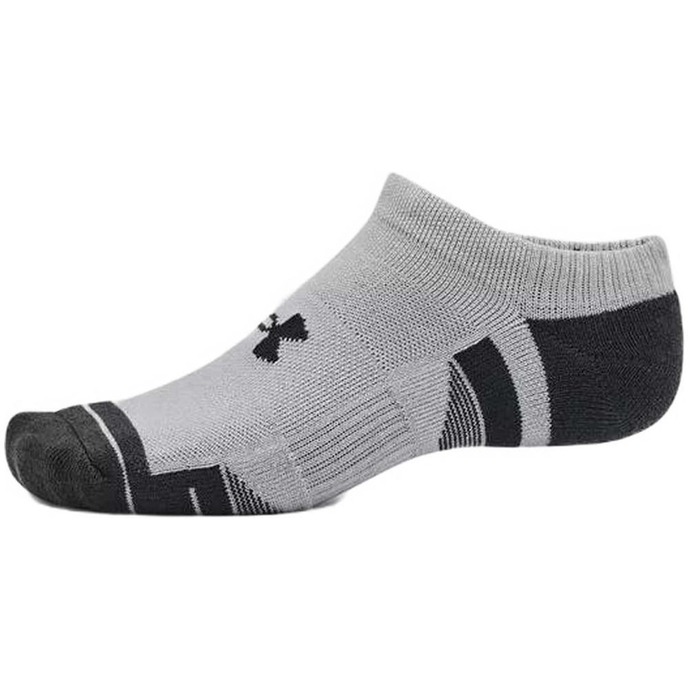 Under Armour Performance Tech 3pk NS Socks Mod Grey UNDER ARMOUR
