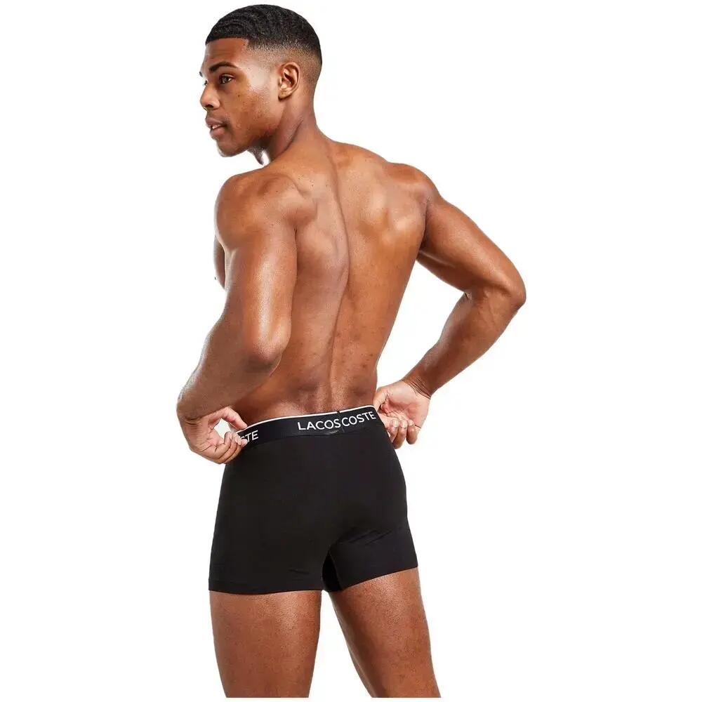 Cuecas boxer Lacoste Courts para homem em preto 3/5