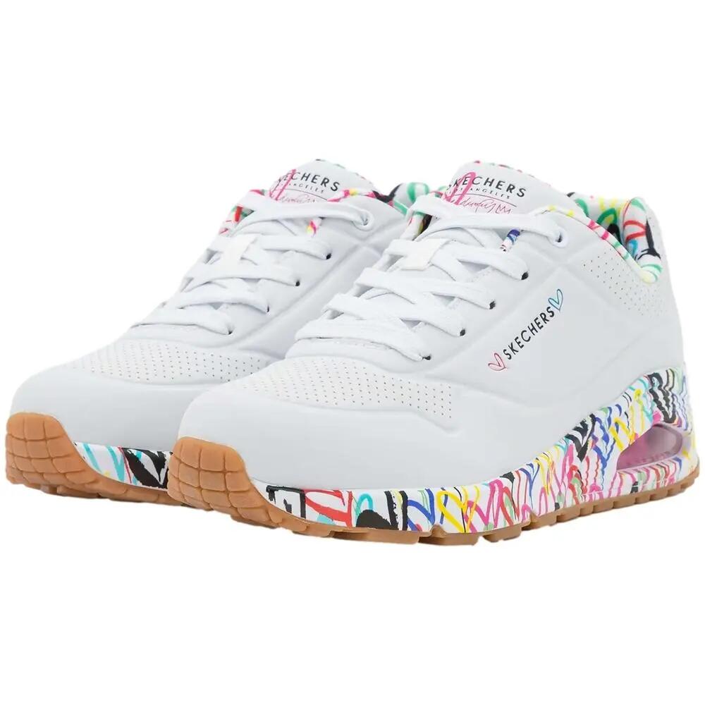 Schoen Skechers model 155506-WHT voor vrouwen 3/5