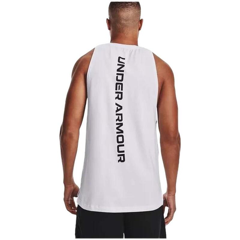 Under Armour Baseline Cotton Tank 100 basketbal-T-shirt voor heren