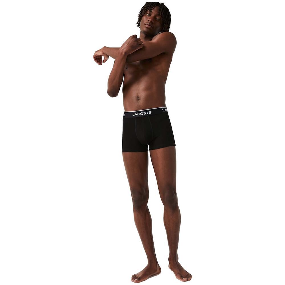 Calzoncillo pack para hombre Lacoste Casual trunks en color negro 2/5