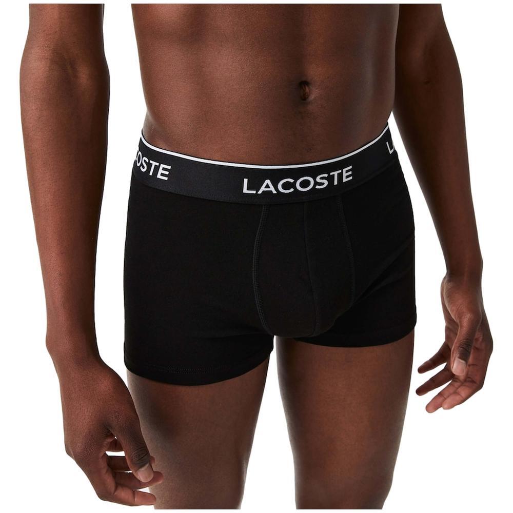 Calzoncillo pack para hombre Lacoste Casual trunks en color negro 4/5