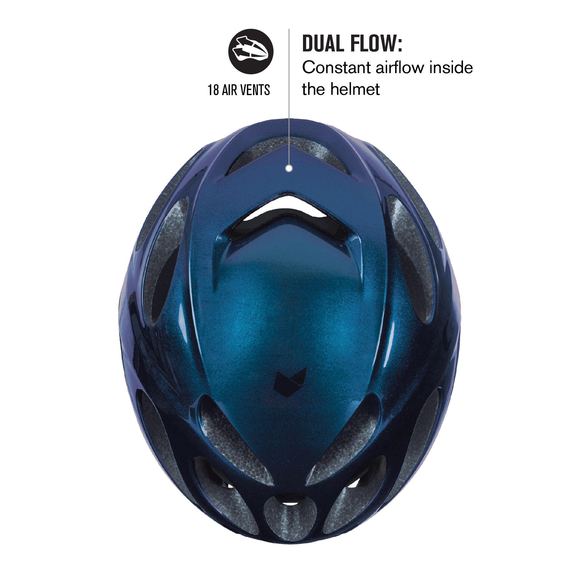 Casque de Vélo de Route Vento MIPS Bleu/Noir 4/7