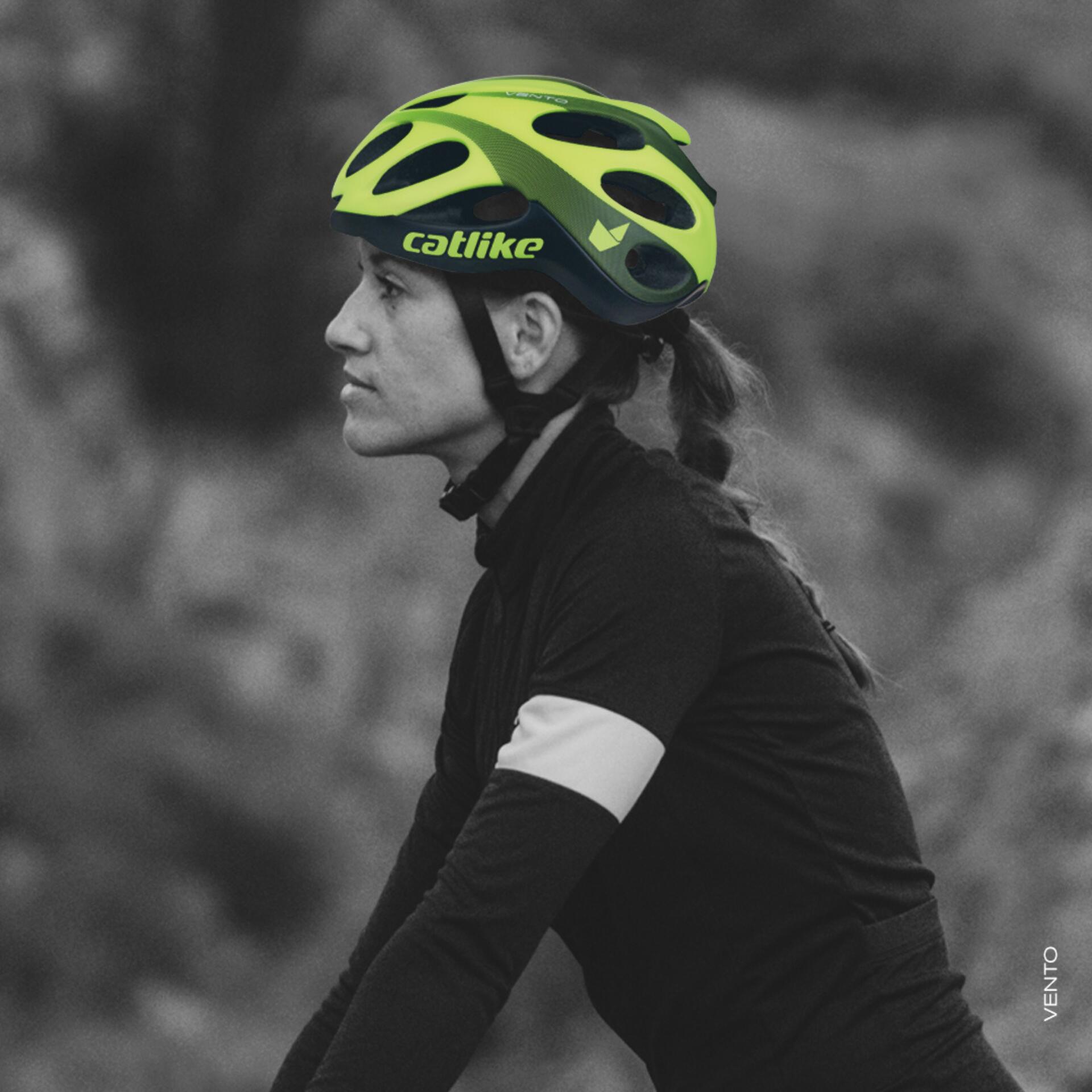 Casco Bici Da Corsa Woman Casco Per Bici Da Corsa Vento Fluo BUGLO - Main Image