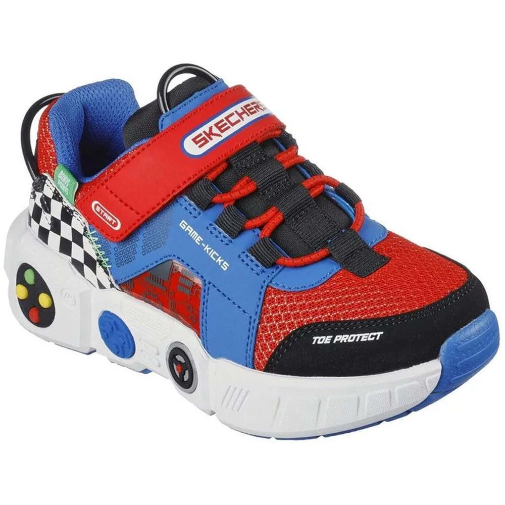 Basket Basse à Scratch Skechers Juniors Tri-Namics - Enfant 5/5