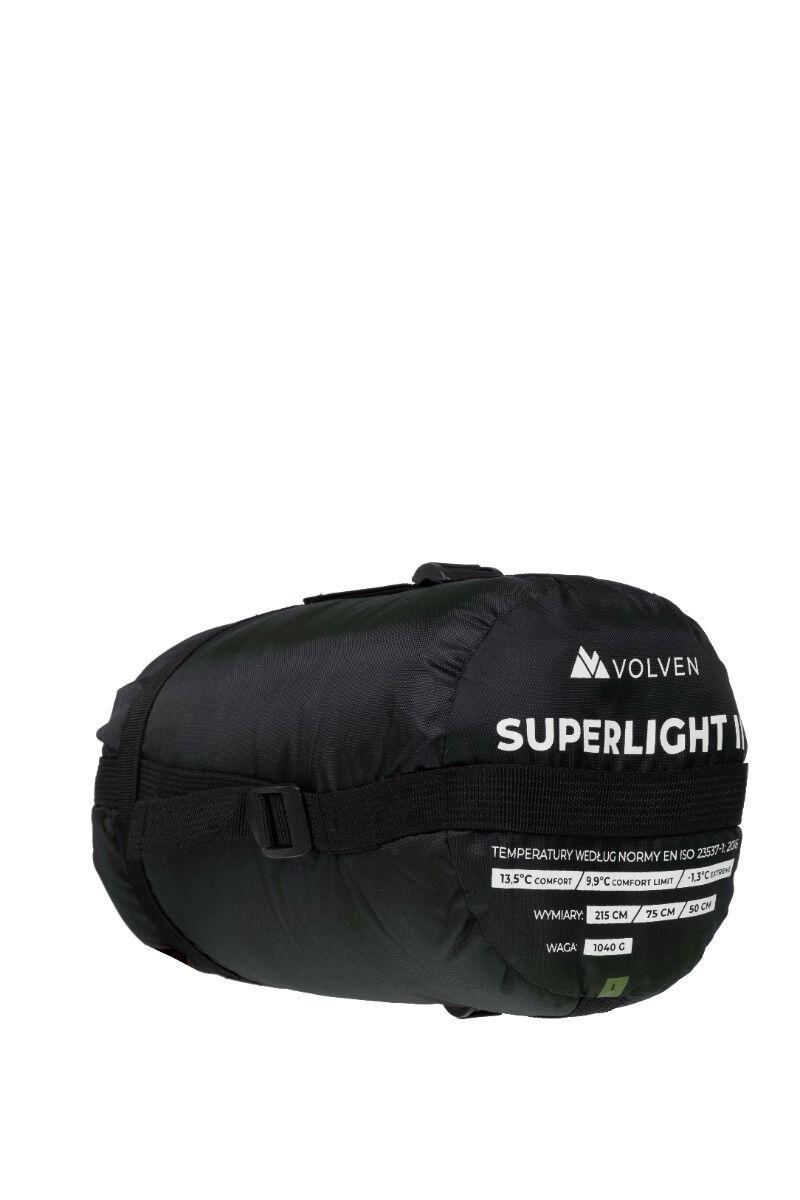 Sacco a pelo campeggio Volven Superlight II 220x75 cm verde destro 7/7