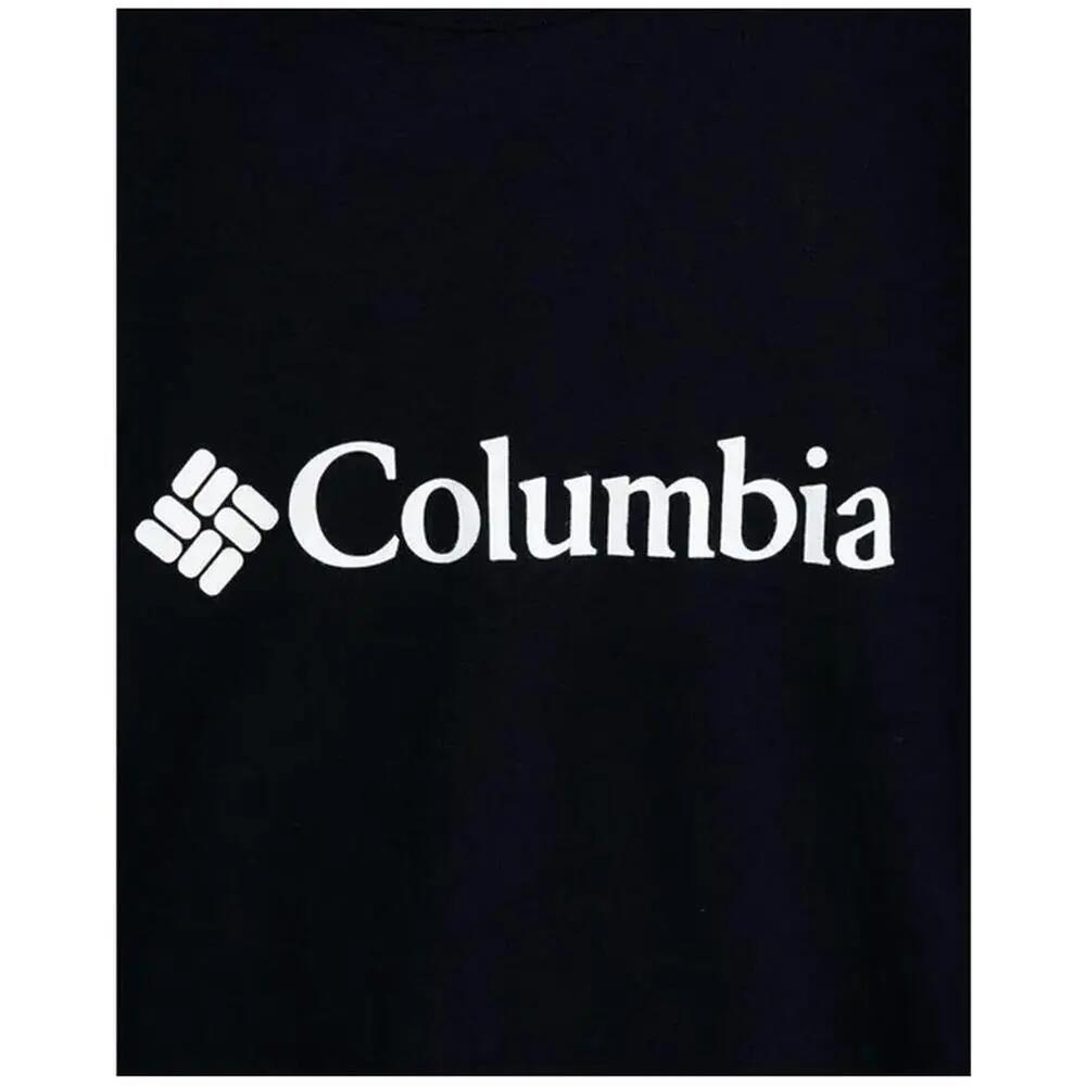T-shirt de manga curta com logótipo básico Columbia Csc para unissexo em preto 5/7